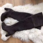 Cizme piele intoarsa Larisa