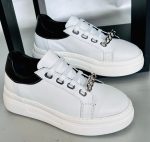 Pantofi piele naturala Elaine chain