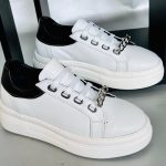 Pantofi piele naturala Elaine chain