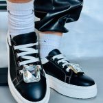 Pantofi piele naturala Devon diamond