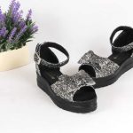 Sandale piele naturala Glittergirl