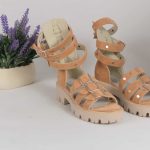 Sandale piele naturala Caramell