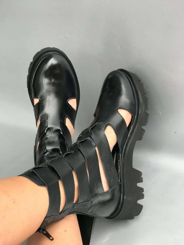 Sandale piele naturala Zaliza Mode - imagine 2