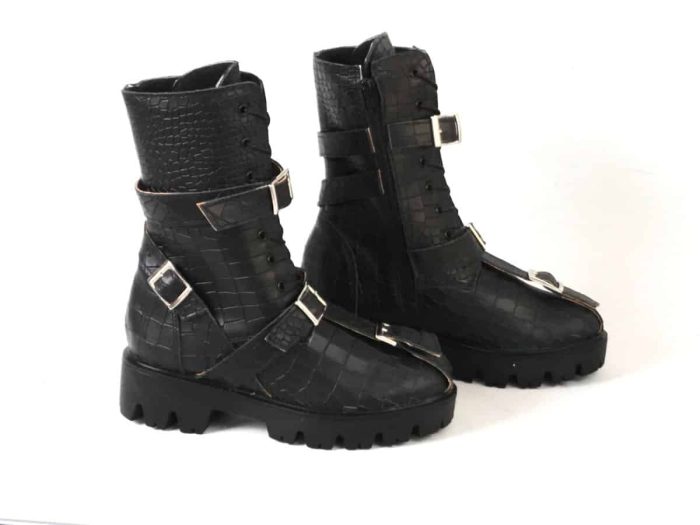 Ghete piele naturala Rock&Roll - imagine 2