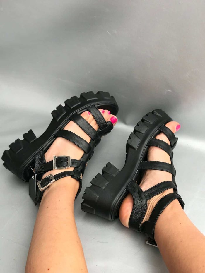 Sandale piele naturala Karina - imagine 2