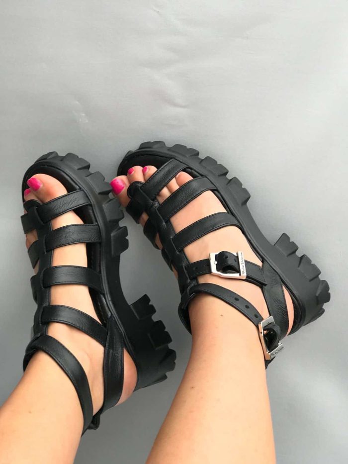 Sandale piele naturala Karina - imagine 3