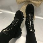 Ghete piele naturala LightBlack