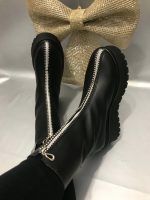 Ghete piele naturala Onwalk - imagine 2