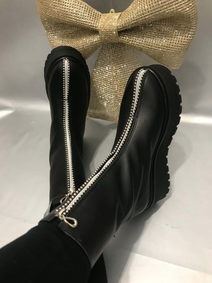 Ghete piele naturala Onwalk - imagine 2