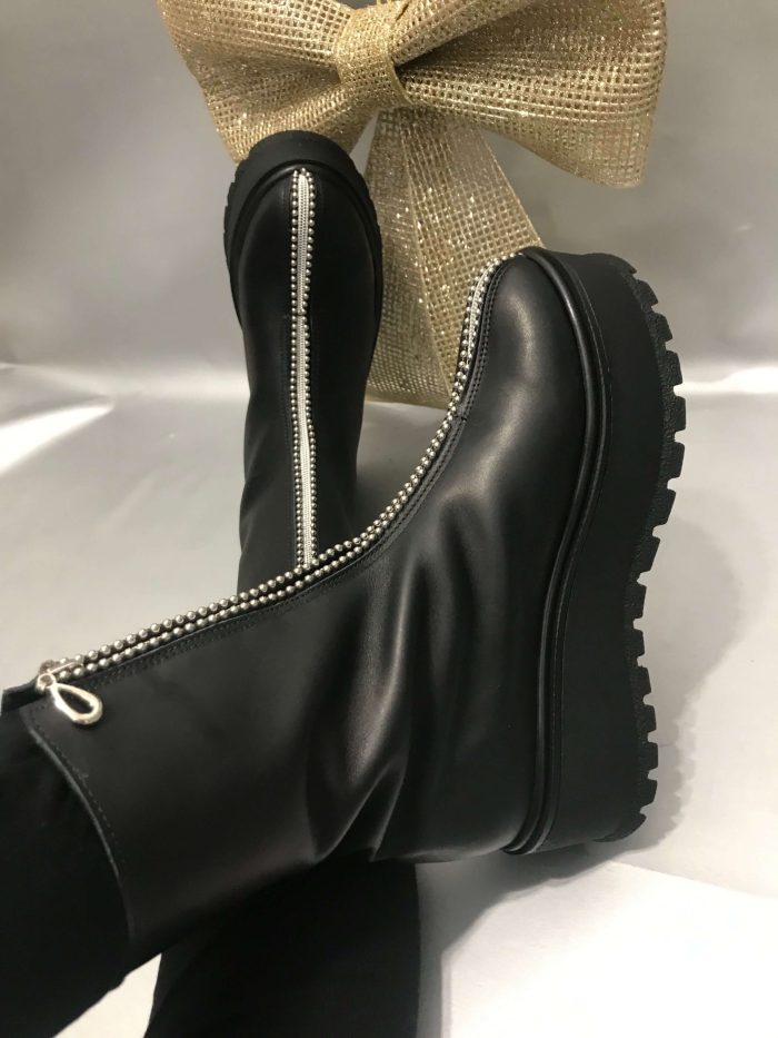 Ghete piele naturala Onwalk - imagine 3