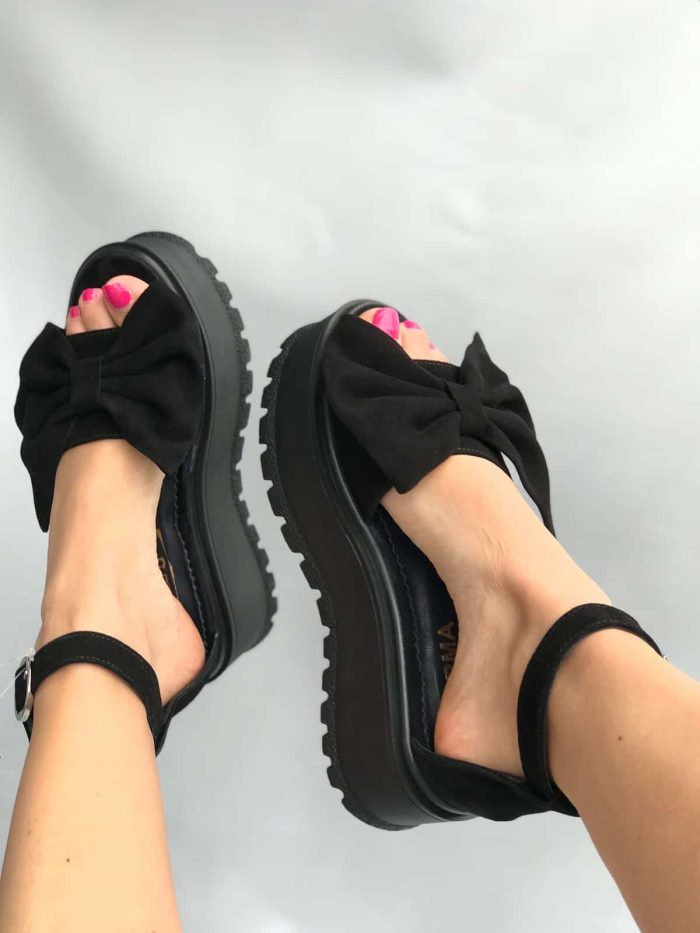 Sandale piele naturala Rosina Blackmode - imagine 2