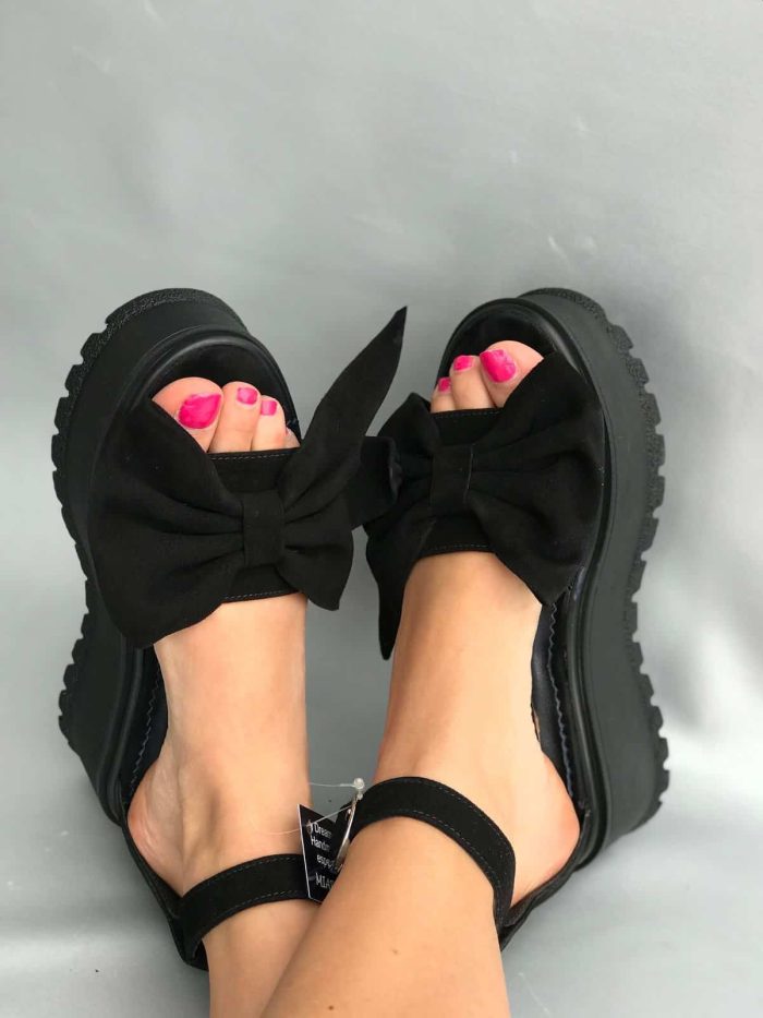 Sandale piele naturala Rosina Blackmode - imagine 3