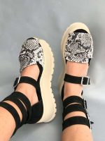 Sandale piele naturala Tournett Snake