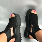 Sandale piele naturala Blaithin Black