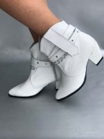 Ciocate piele naturala Larra White - imagine 3