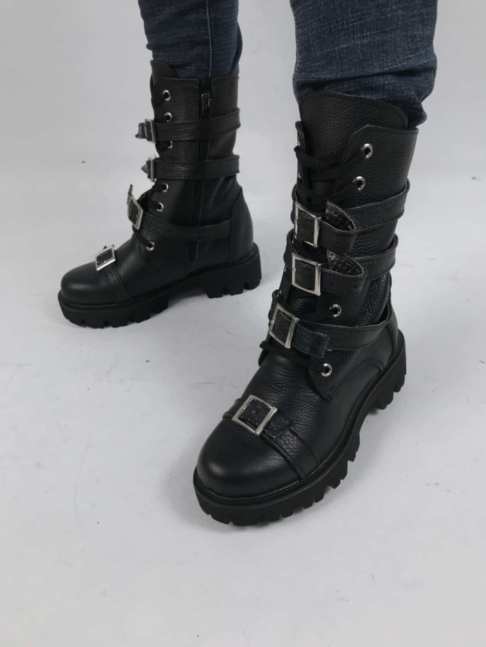 Ghete piele naturala Vann - imagine 3