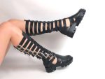 Sandale piele naturala Ioana Black - imagine 2
