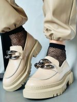 Espadrile piele naturala Faith nude