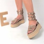 Sandale piele naturala Silvania RoseGold