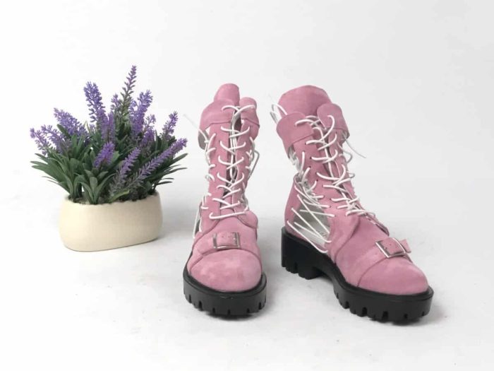 Ghete de vara piele naturala Assandra - imagine 5