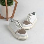 Pantofi piele naturala Alleras White