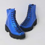 Ghete piele naturala MidnightBlue