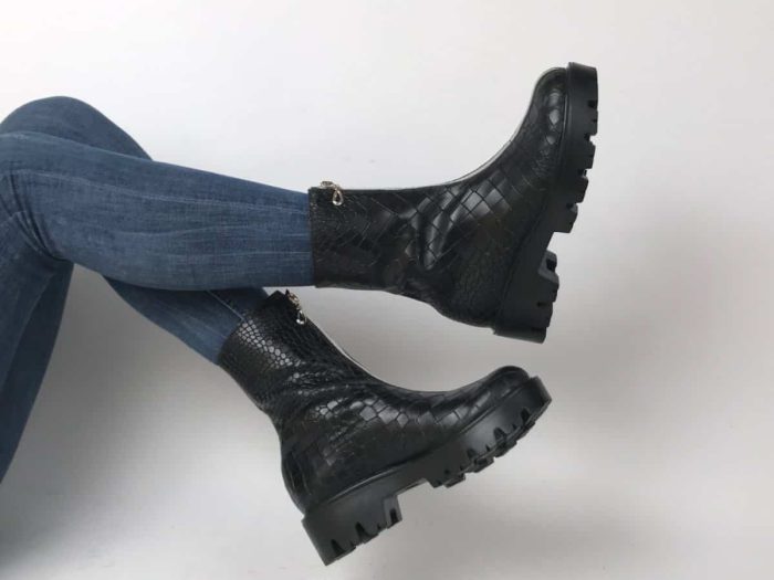 Ghete piele naturala Marann - imagine 2