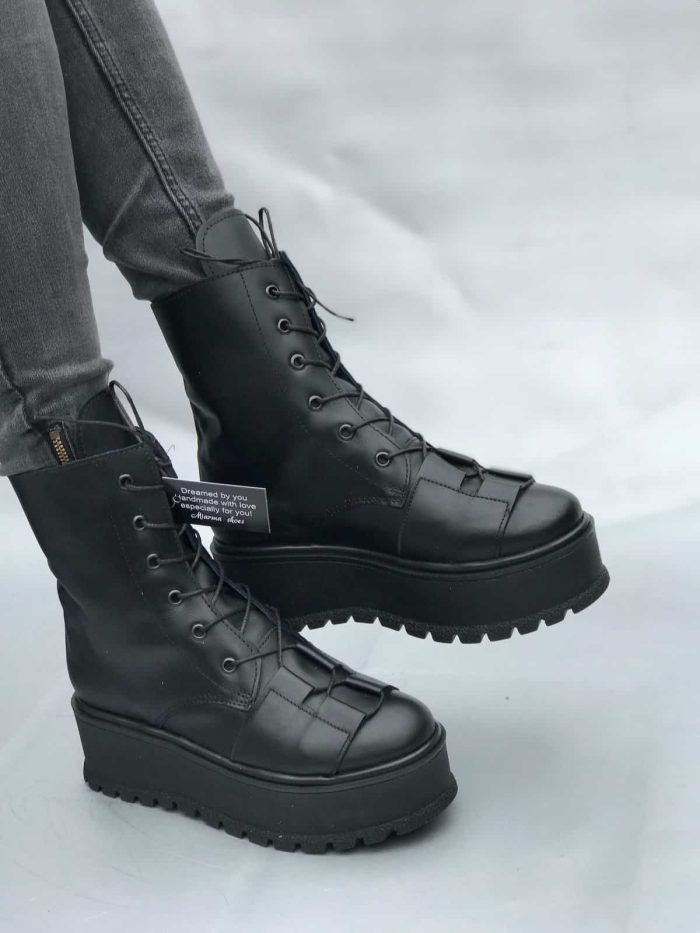 Ghete piele naturala Kamelia - imagine 2