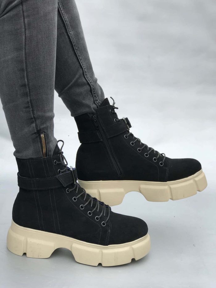 Ghete piele naturala Marra - imagine 2