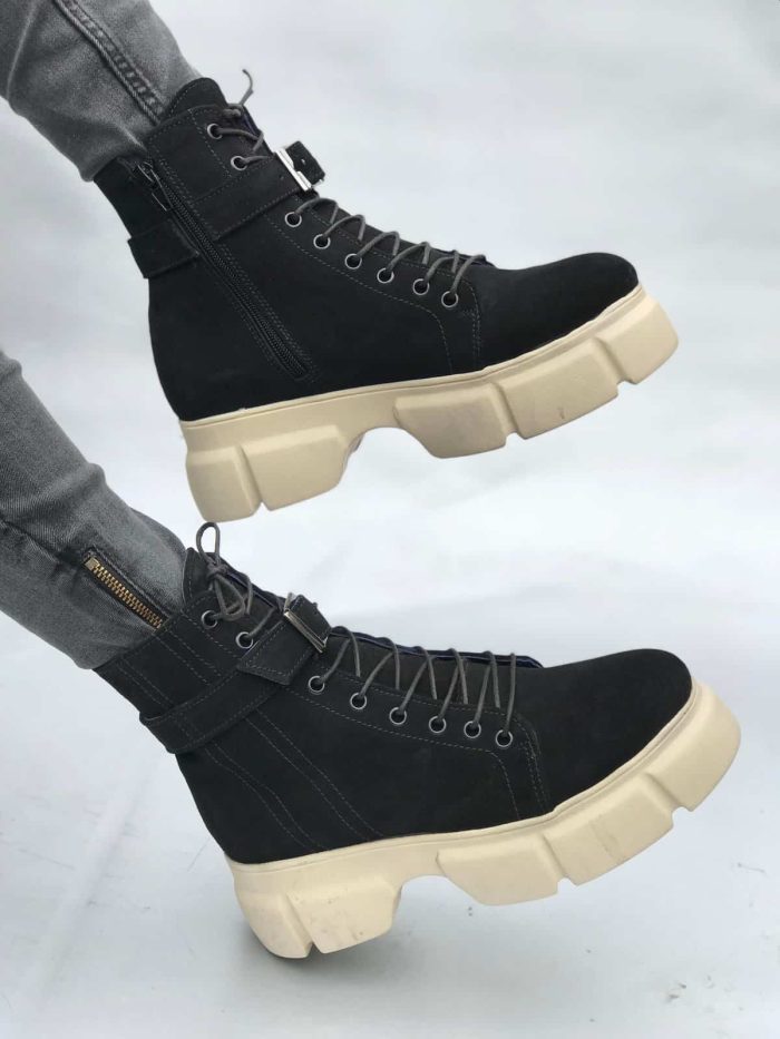 Ghete piele naturala Marra - imagine 3