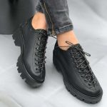 Pantofi piele naturala Marrena Black