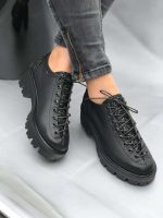 Pantofi piele naturala Marrena Black