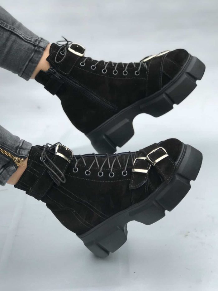 Ghete piele naturala Dollores - imagine 3