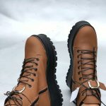 Ghete piele naturala Wicked Brown