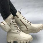 Ghete piele naturala Hamburg Cream