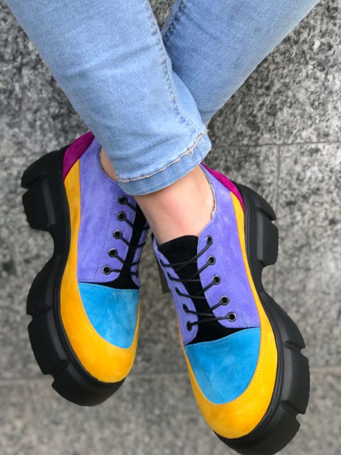 Pantofi piele naturala Edaline - imagine 2