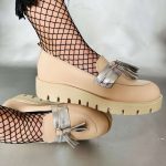 Pantofi piele naturala Carolyn nude
