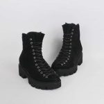Ghete piele intoarsa Allblack