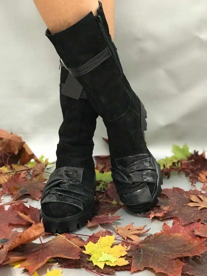 Cizme piele naturala Emily - imagine 2