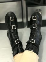 Ghete piele naturala Edwina - imagine 2