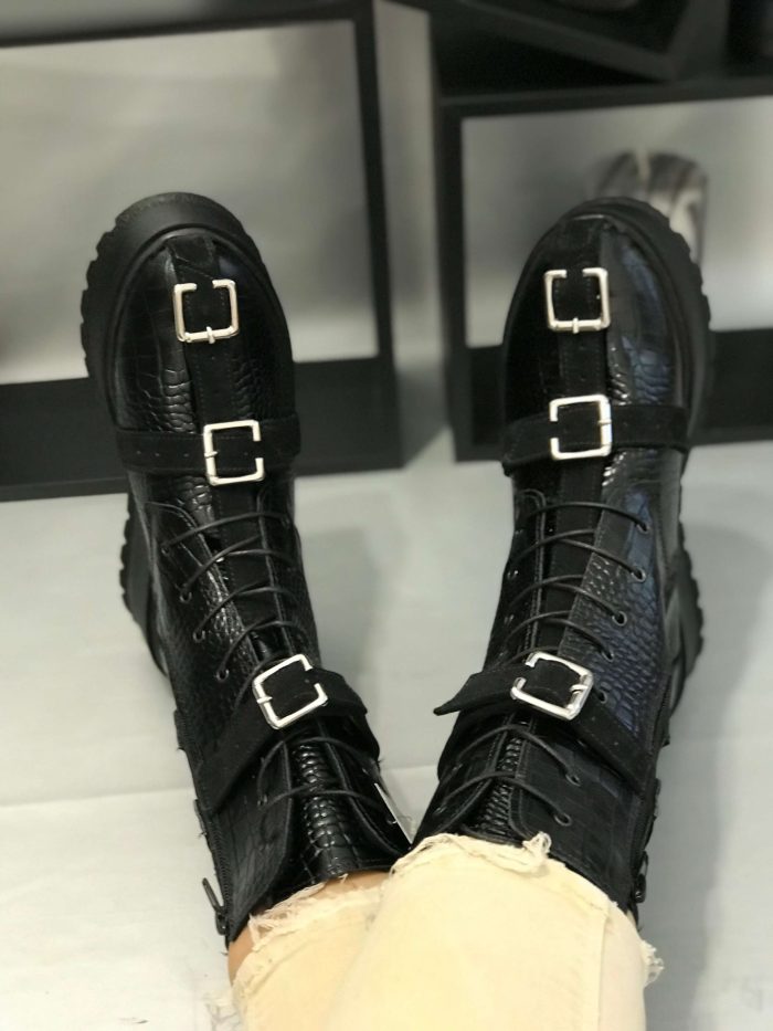 Ghete piele naturala Edwina - imagine 2