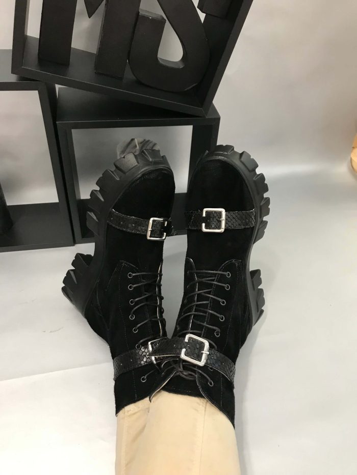 Botine piele naturala Bela - imagine 2