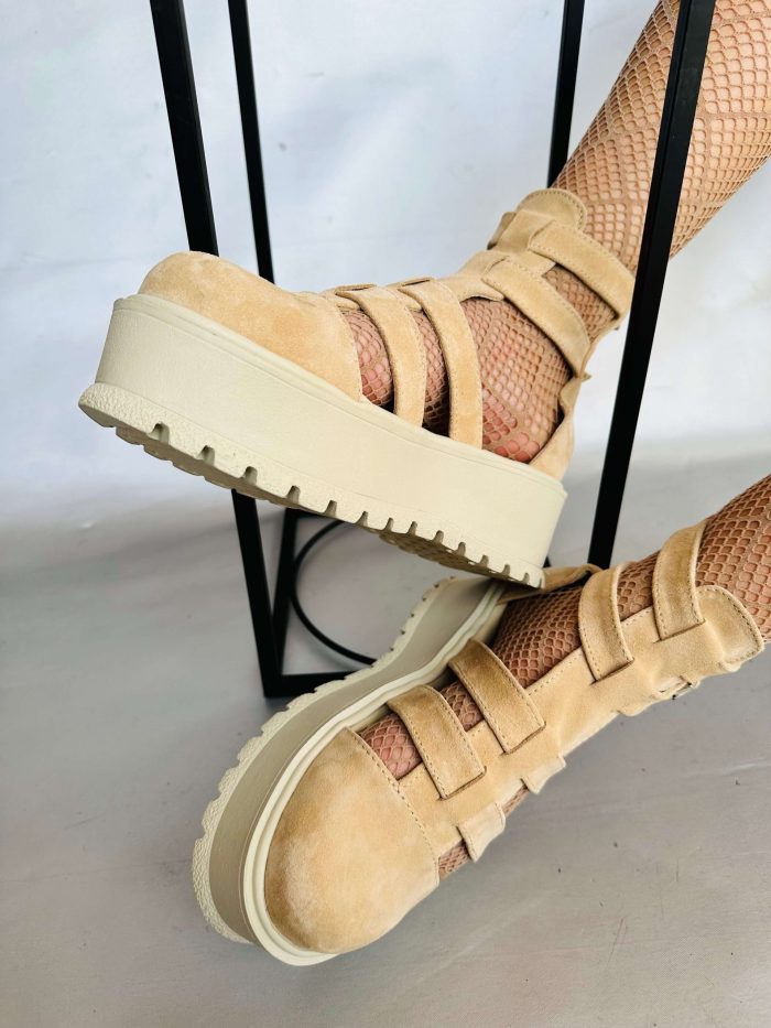 Sandale piele naturala Christina - imagine 3