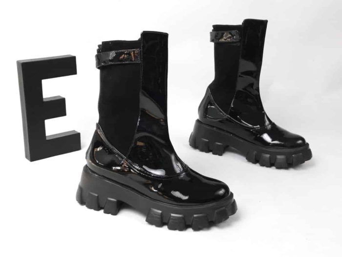 Ghete piele naturala Washington - imagine 2