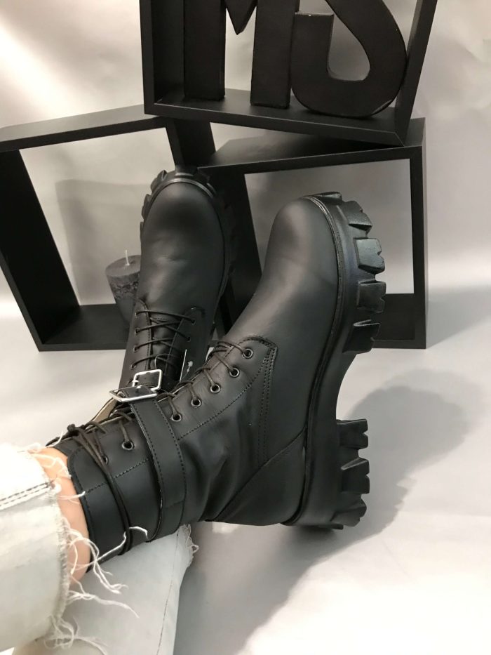 Ghete piele naturala Adrienne - imagine 2