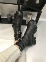 Ghete piele naturala Adrienne - imagine 3