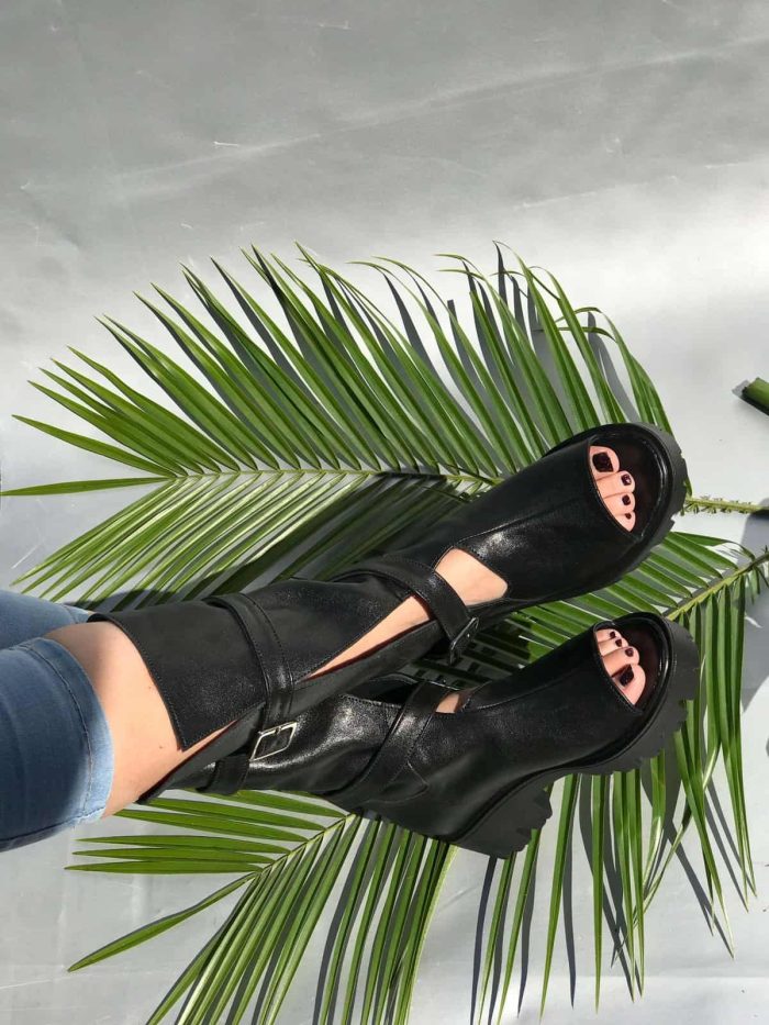 Botine piele naturala Beatrix - imagine 2
