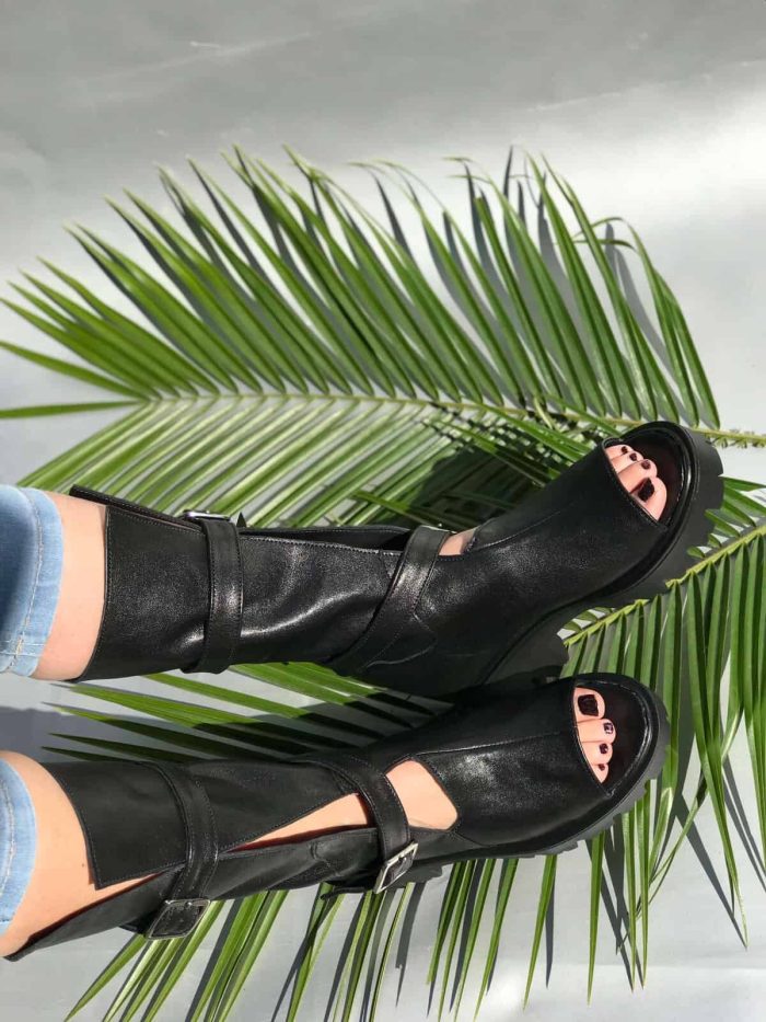 Botine piele naturala Beatrix - imagine 3