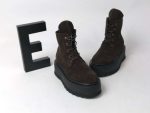 Ghete piele naturala Dark Brown - imagine 4
