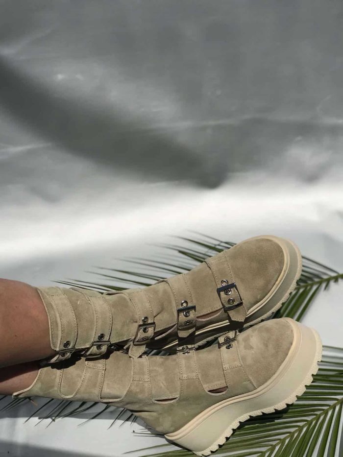 Ghete piele naturala Best Cream - imagine 2